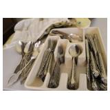 Large lot of Flatware incl Serving Spoons