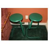 2 Metal Chairs