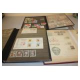 3 Albums of Stamps & Postcards