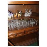 Contents of Cabinet incl Glasses