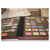 3 Stamp Albums incl Postcards