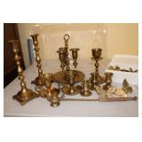 Brass & more, incl Candle Sticks