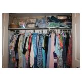 Contents of Closet, Ladies Clothes Size M/L &