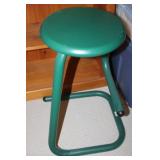 Green Metal Chair - location upstairs