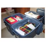 3 Totes with Fabric incl Upholstery Fabirc
