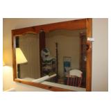 Wooden Framed Wall Mirror 31.5x48