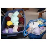 Assorted Wool in Tote & Bag