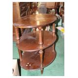 Wooden Table 25x18.5x25H, needs attention