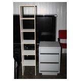 Wooden Shelf 12 x 12 x 60H & Side Table