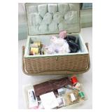 Sewing Basket & Contents
