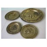 Vintage Brass Plates