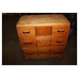 Vintage Wooden Dresser 32 x 17.5 x 32H