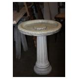 Cement  Bird Bath 19D X 23H