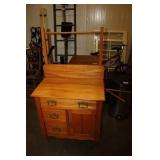 Lovely Wooden Wash Stand 28 x 17 x 50H