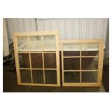 2 Windows with Glass