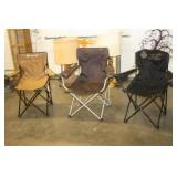3 Camp Chairs