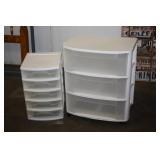2 Plastic Storage Containers