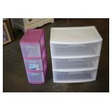 2 Plastic Storage Containers