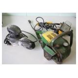 John Deere 61 Chainsaw no bar & Mastercraft Sander