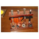 Pipe Holder & 4 Pipes