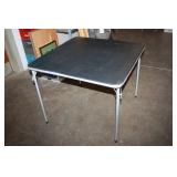 Soft Top Card Table 33.5 x 33.5 x 28H