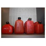 4 Smaller Gas Cans