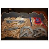 Clothesline Pulley & Clothes Pins