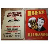 Metal & Plastic Signs 8 x 12
