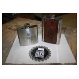 2 Flasks & Opener