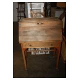 Kids Study Desk with Lid with Storage Cubicles