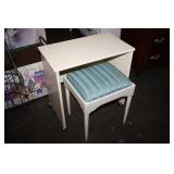 Small Desk & Stool 26 x 15 x 26H