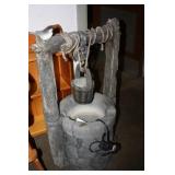 Resin Wishing Well Water Fountain