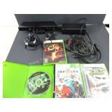 Xbox 360 Kinect, Power Supply, Hookups, and Games
