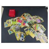 Assorted Pokemon Cards With Deck Box