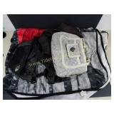 Lot of Assorted Items Coach Purse, Blanket, and