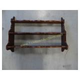 Hanging Wood Shelf 34" x 24" Made in Racine