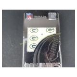 Green Bay Packers Dominoes Set New Tin is Dented