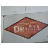 Vintage DriAll Sign Attica Indiana