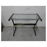 Glass Top Desk 36" x 19" x 30"