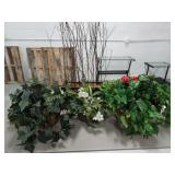 Lot of 4 Fake Plants