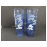 Lot of 6 Vintage Plastic Pepsi Cups