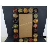 Decorative Metal Picture Frame 16" x 9 1/2" Frame