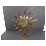 Standing Metal and Glass Candle Holder Stands