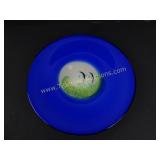 Decorative Blue Fish Plate Heavy Hand Made 13"
