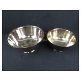 Pair of Matching Metal Bowls