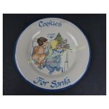 Louisville Stone wear Cookies For Santa Plate