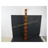 Teak Wood Elephant Sculpture 26"