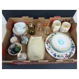 Flat of Assorted Glass Ware