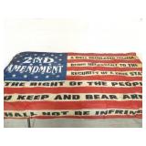 2nd Amendment Flag 59" x 35"