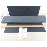 Gray Floating Wall Shelf 36" Long